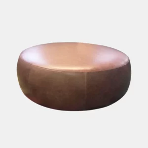 leather ottoman
